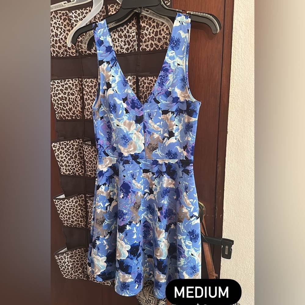 Floral Skater Dress Medium